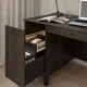 Письмовий стіл IKEA IDANAS 152х70 см коричневий (605.141.53) - зображення 6