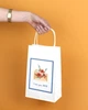 Пакет подарочный eko-kraft 150*90*240 мм - 10 шт/уп Маленький Пакетик для праздничного сувенира маме с надписью "I love my MOM" с ручками - изображение 1