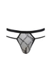 Чоловіча еротична білизна прозорі трусики 029 THONG COLLIN Чорний L/XL - Passion ( SO7558 ) - зображення 6