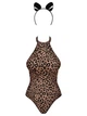 Женское Эротическое бельё Боди Obsessive Leocatia teddy Леопардовый L/XL ( SO7713 ) - изображение 3