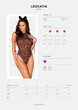 Женское Эротическое бельё Боди Obsessive Leocatia teddy Леопардовый L/XL ( SO7713 ) - изображение 5