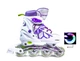 Ролики Scale Sports. White-Violet (размер 29-33) LF 601A-S-1 - изображение 2