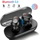 Беспроводные TWS наушники Y30 Bluetooth 5.0 Сенсорное управление с кейсом Black - изображение 1