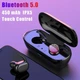 Беспроводные TWS наушники Y30 Bluetooth 5.0 Сенсорное управление с кейсом Black - изображение 3