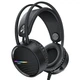 Дротові Ігрові навушники Hoco W100 Touring Gaming Hi-Res Gaming з мікрофоном та RGB підсвічуванням для комп'ютера Black - зображення 1