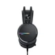 Дротові Ігрові навушники Hoco W100 Touring Gaming Hi-Res Gaming з мікрофоном та RGB підсвічуванням для комп'ютера Black - зображення 7