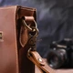 Женская кожаная сумка через плечо Vintage 21301 - изображение 6
