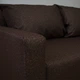 Диван-канапе раскладной с подушками в комплекте (коричневый) - изображение 5