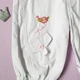 Костюм с полукомбинезоном для девочки Ohm&Emmy R108 92 см Белый - изображение 4