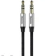 Кабель Baseus CAM30-BS1 аудио Jack 3.5mm Yiven Audio Cable M30 M/M 1m silver-black - изображение 2