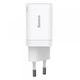 Зарядное устройство Блок Baseus 30W Super Si Pro Quick Charger Быстрая зарядка Tepe-C+USB 30W EU White - изображение 6