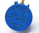 Резистор змінний 10 кОм багатооборотний з ручкою Bourns 3590S-2-103L (708303130) Синій - зображення 4
