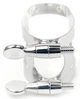 Лигатура + колпачок для сопрано саксофона D'Addario RICO LIGATURE & CAP FOR SOPRANO SAX Nickel-Plated - изображение 2