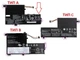 Оригінальний акумулятор Lenovo L15L3PB0 11.4V 4610mAh 52.5Wh для ноутбуків IdeaPad 320S-14IKB та IdeaPad 320S-14IKBR, тип A - зображення 2