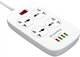 Сетевой фильтр-удлинитель ColorWay 4 розетки/4 USB White (CW-CHU44QW) - изображение 4