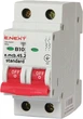 Автоматический выключатель 2р 10А 4,5кА "B" [s001016] E.NEXT e.mcb.stand.45.2.B10 - изображение 1