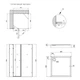 Душевая кабина Qtap Capricorn CRM1099SC6 Clear 2020x900x900 мм + поддон Tern 309912C 90x90x12 см с сифоном CAPCRM1099SC6SET - изображение 2