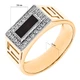 Кольцо мужское Diamant К3240 (489037) 21.5 - изображение 2