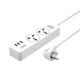 Мережевий фільтр (подовжувач) XO WL04 EU Extension Cord Socket 3роз. 3USB 10A 1.8M White - изображение 5