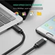 Дата кабель USB-C to USB-C 1.0m US286 3A Black Ugreen (50997) (321507) - изображение 7