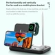 Зарядка беспроводная Qi 4in1 Wireless Charger JYD-WC132 |5-15W, Watch/AirPods/Pencil/Phone| black - изображение 10