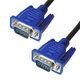 Кабель VGA-VGA 15PIN M/M "тато/тато" 1.5м шнур для монітора ВГА (2 ферити) (1009913-Black) - зображення 4