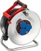 Удлинитель на катушке Brennenstuhl 3 розетки IP44, 40 м Чёрный (1198340) - изображение 1