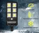 Вуличний Led прожектор сенсорний із сонячною панеллю і пультом XPRO LL-660 (MER-15371_313) - зображення 12