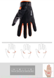 Велорукавиці Rogtoy з гелевими вставками L Black (PH050549) - зображення 5