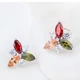 Серьги с кристаллами Сваровски 21242 1,5см*15мм Разноцветные - изображение 3