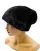 Норковая меховая женская шапка VECONS "Волна" One size черная - изображение 4