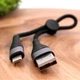 USB-кабель у нейлоновому обплетенні 0.25m Lightning Borofone BX32 - зображення 2