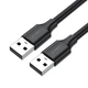 Кабель UGREEN US102 USB 2.0 to USB 1m Black (10309) - зображення 2