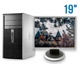 Комплект ПК: HP Compaq dc5850 Tower / AMD Athlon 64 X2 5000B (2 ядра по 2.6GHz) / 4GB DDR2 / 80GB HDD + 80GB HDD / ATI Radeon 3100 Graphics + Монитор 19" TN / VGA, DVI + мышка и клавиатура, кабели б/у - изображение 1