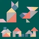 Танграм для малышей (Tangram) Деревянная магнитная игра головоломкаТанграм - изображение 5