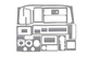 Накладки на торпедо (1996-1999) Карбон для Volkswagen T4 Transporter - изображение 1