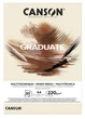 Альбом для малювання Canson Graduate Mix Media 30 аркушів 220 г/м2, А4 (21х29,7 см) - изображение 1