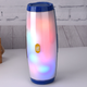Бездротова Bluetooth колонка з RGB підсвічуванням T&G TG165C-LED зі світломузикою, USB, microSD, FM радіо, Мікрофон Blue - зображення 3