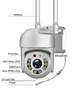 Уличная Wi-Fi камера видеонаблюдения Smart Camera HD YHQ03S 2.0Мп, поворотная, с ночной съёмкой и удаленным доступом - изображение 5