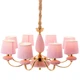 Люстра подвесная розовая SLAVIA BL002/8pink - изображение 2
