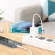 Сетевое зарядное устройство Borofone BN7 с двумя портами USB-C 20W и USB 18W, поддержка быстрой зарядки, набор с кабелем USB-C на USB-C - изображение 2