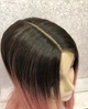 Парик на сетке PoliLy Lace Wig Allure тон Pink длинный розовый омбре термостойкое волокно - изображение 2