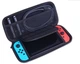 Супер комплект кейс + чехол + стекло + накладки для Nintendo Switch OLED / Black - изображение 4