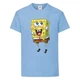 Футболка детская Спанч Боб 11 (Sponge Bob) светло-голубая 152 см - изображение 1