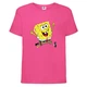Футболка детская Спанч Боб 12 (Sponge Bob) розовая 152 см - изображение 1