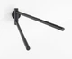 Тримач для рушників Wenko Bosio Black Matt, нержавіюча сталь, 5,5 x 9 x 43 см, матовий - зображення 7