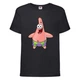 Футболка дитяча Спанч Боб 21 (Sponge Bob) чорна 128 см - зображення 1