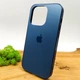 Скляний чохол Glass case Матовий для iPhone 14 Pro Pacific Blue - зображення 1