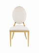 Стул REMY-DECOR Милан из нержавеющей стали золотой 1шт - изображение 6
