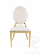 Стул REMY-DECOR Милан из нержавеющей стали золотой с мягким сиденьем и спинкой 1шт - изображение 1